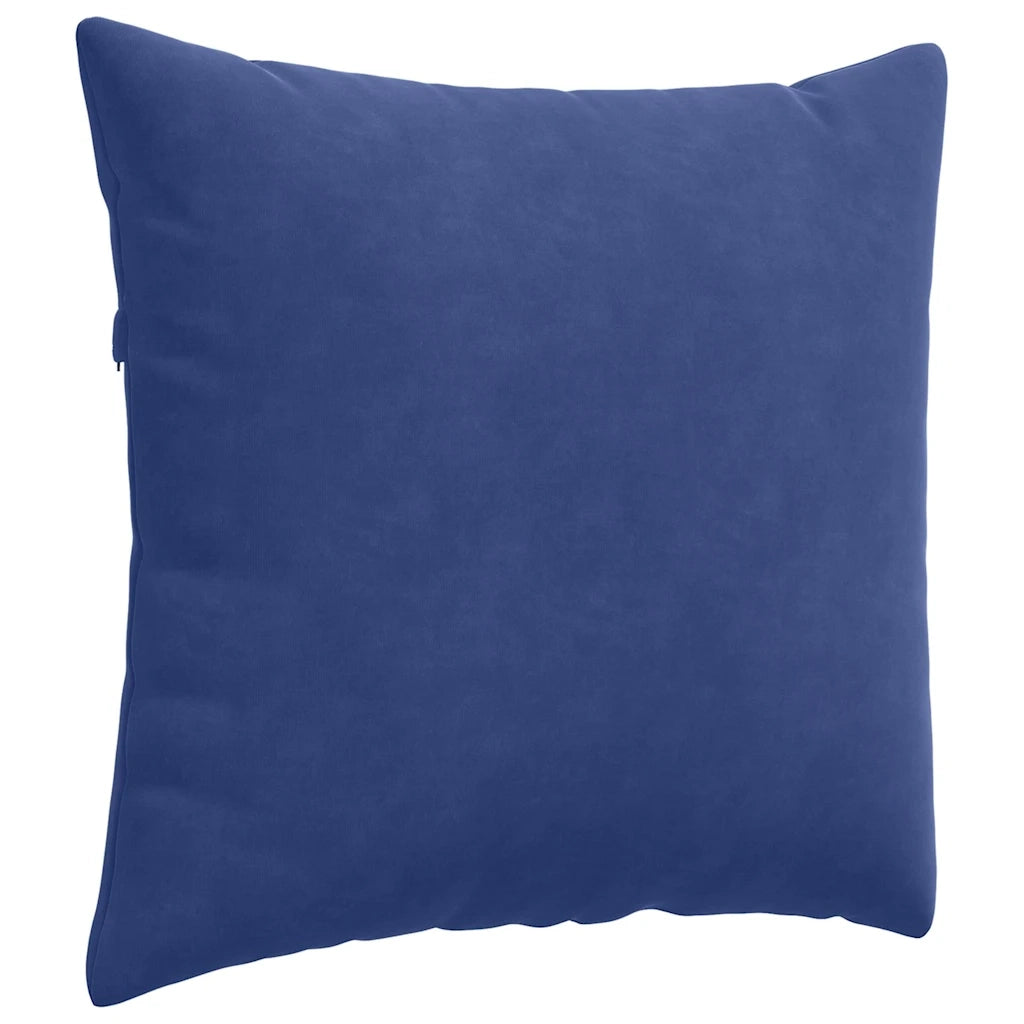 Cuscini da Divano 2 pz-Set di 2 Cuscini per Sofa Blu Polizia 50 x 50 cm Tessuto in Cords