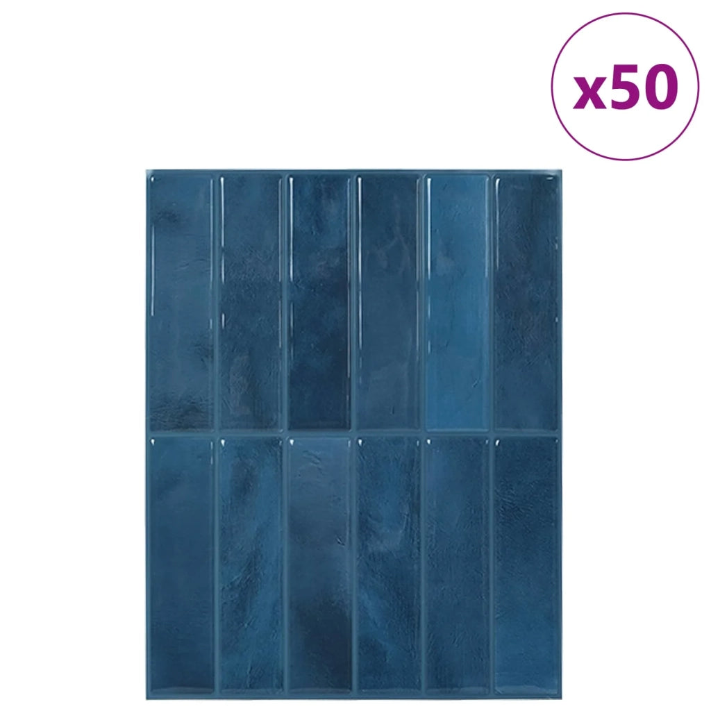 Piastrella Rettangolare 50 pcs Blu 29 x 23 x 0,08 cm 42046167