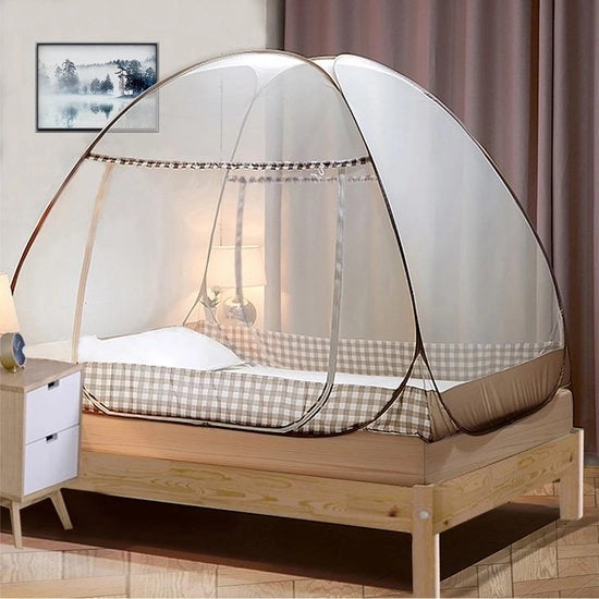 Klamboe Opvougbile, 120x200cm, Rete da Campeggio Portatile, Facile da Installare, Yurt Klamboe Universale