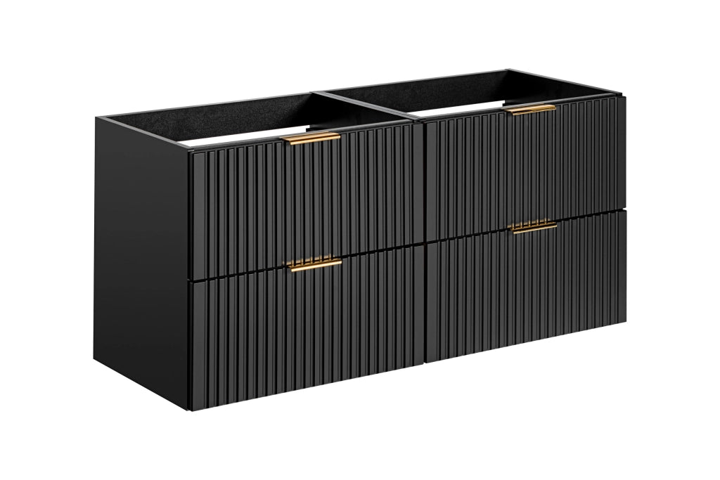 Set mobili bagno 120 cm Adel Black 120 cm