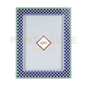 PORTAFOTO MEDIO DECOR IN CRISTALLO ACRILICO BLU