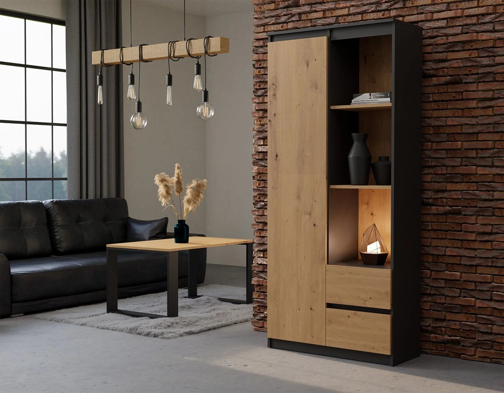 Scaffale bily RS-80 antracite artisan libreria moderna