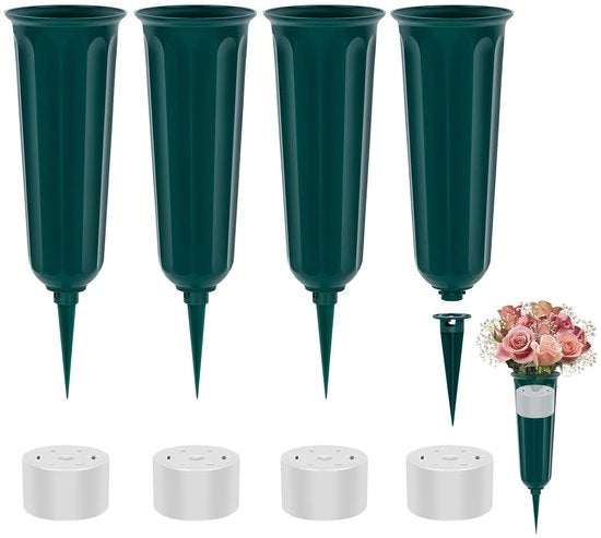 Set di vaschette per terra con rilascio di memoria - Set da 4 - Materiale plastico duraturo