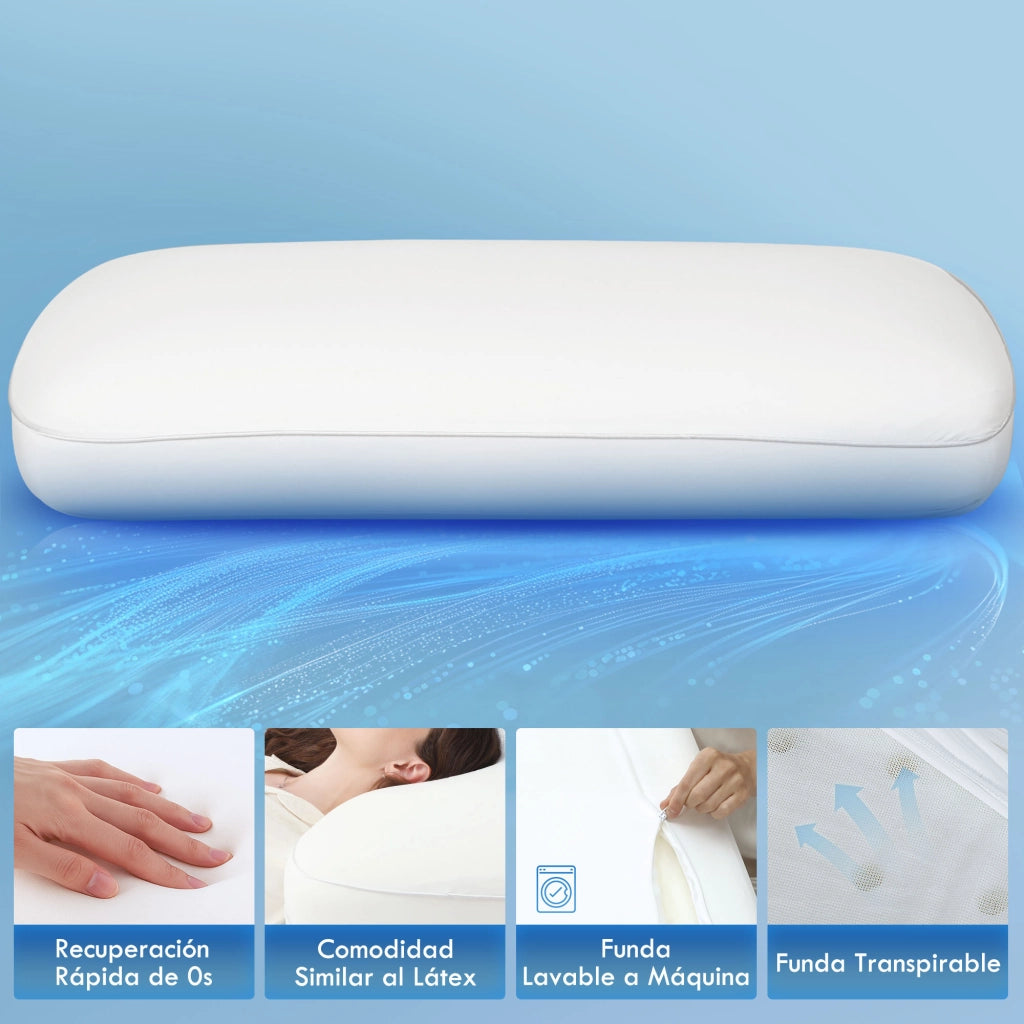Cuscino Ergonomico in Memory Foam ¨C Minimal ¨C 81x40 cm Crema