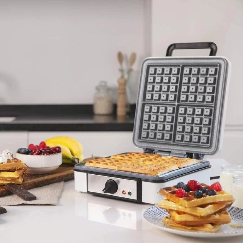 CECOTEC 08017 - Piastra per waffle Fun Gofrestone 4Inox