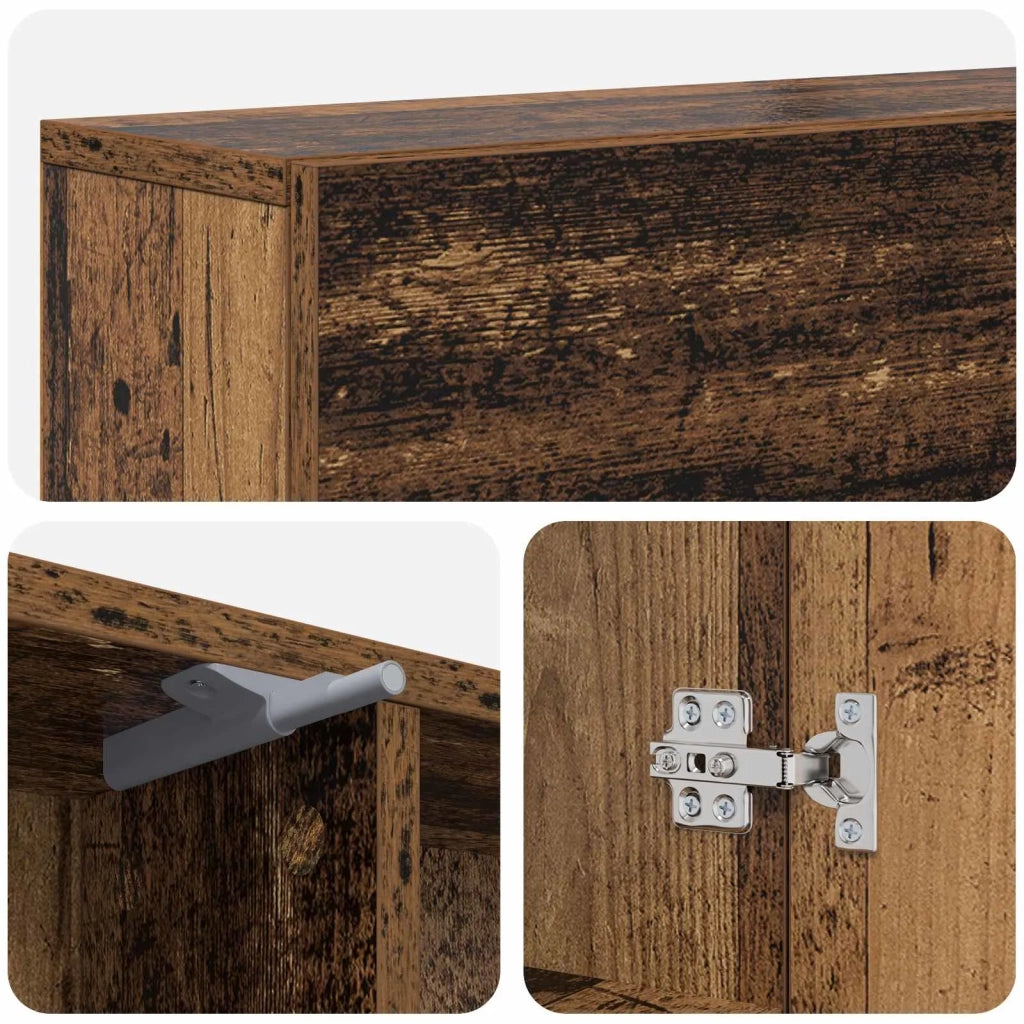 Cornice per camino Legno antico 102 x 18 x 100,5 cm 8006604