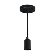 Lampada a sospensione minimal nera E27 40W Struhm UNO