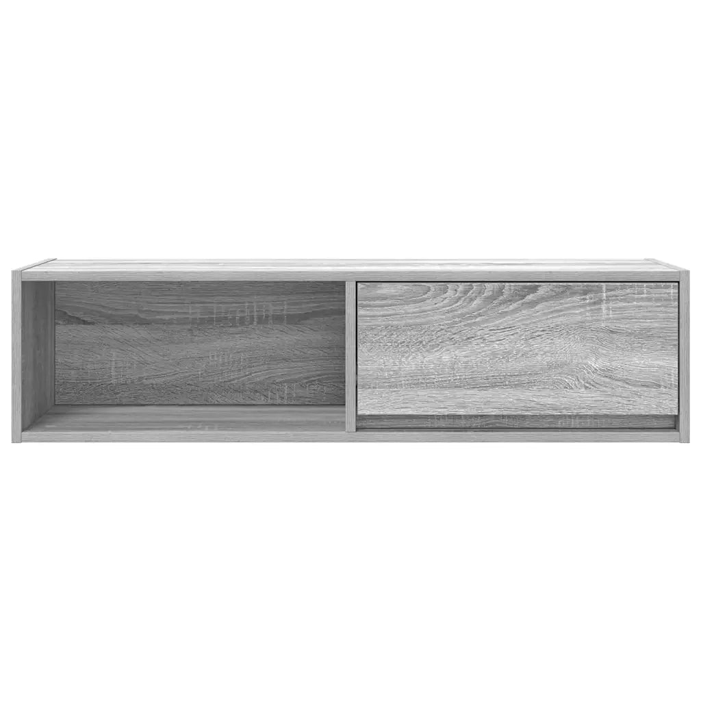 Mobile TV Grigio Sonoma 100x31x25,5 cm in Legno Multistrato 861482