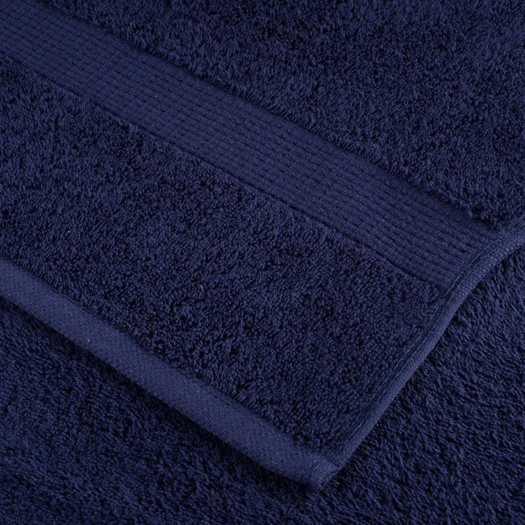 Asciugamani da doccia premium SOLUND 2 pezzi blu navy 70x140 cm 600 g/m2
