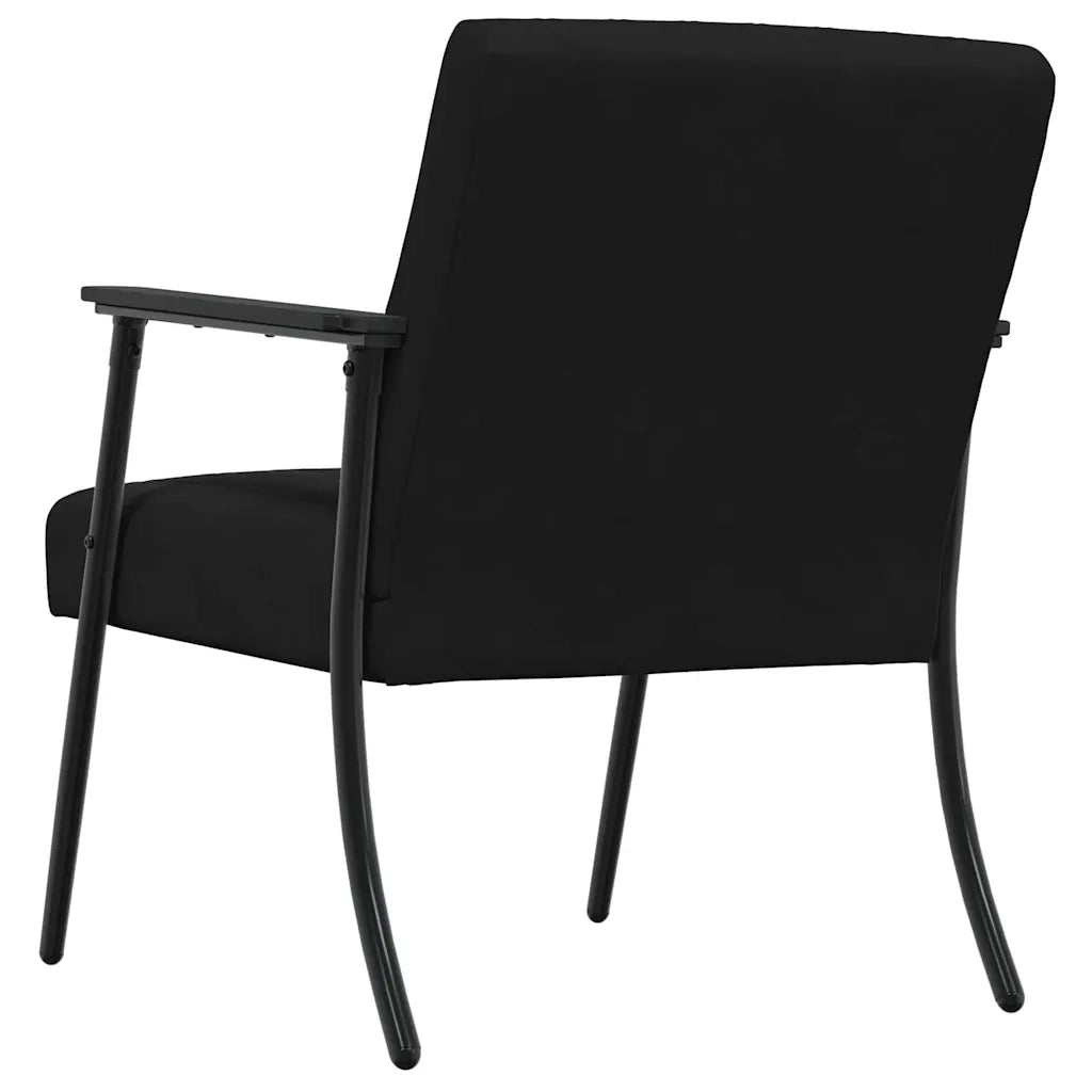 poltrona Nero 59 x 75 x 78 cm Velluto 42017685