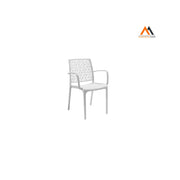 SEDIA IN POLIPROPILENE 'NINFA ARMCHAIR' bianco