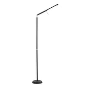 Lampada da terra LED Filigran nera Trio 162 cm dimmer