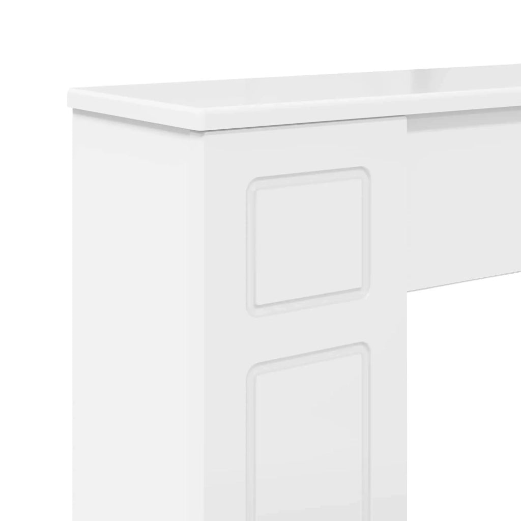 Cornice per camino Bianco Lucido 100 x 20 x 100 cm 8006619