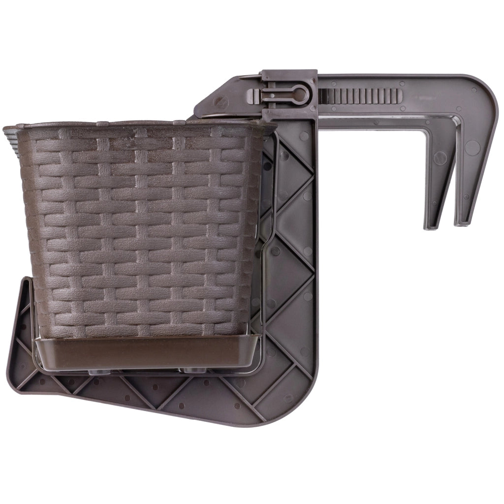Fioriera da balcone KADAX con supporto, 40 cm + manici