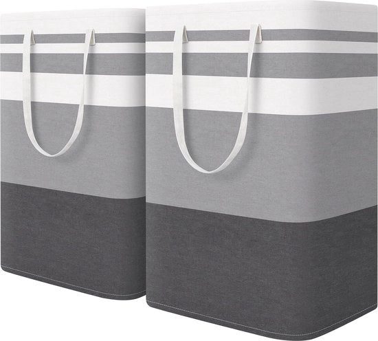 Wasmachine industriale 75 litri - set da 2 pezzi - grigio - pieghevole