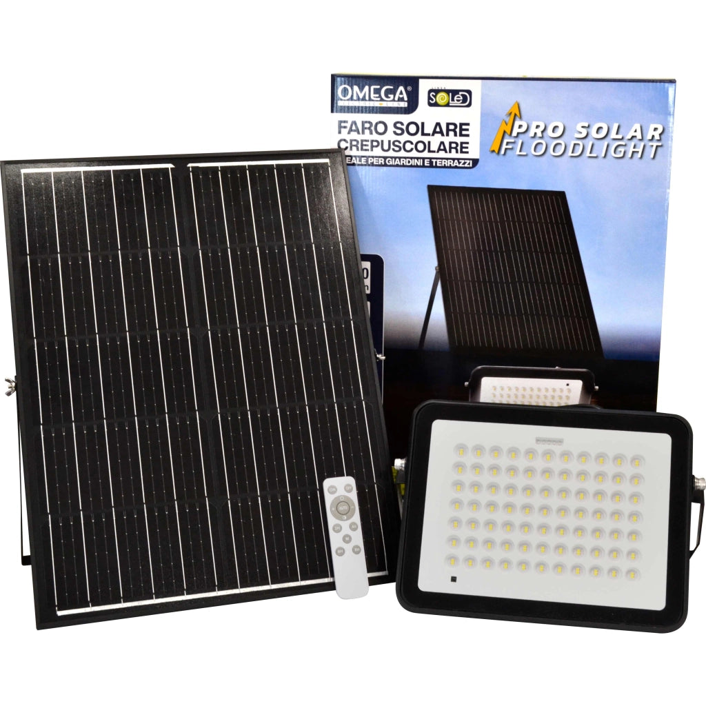 Floodlight Pro a Energia Solare 3600LM – IP65 – 4000K | Illuminazione LED da Esterno