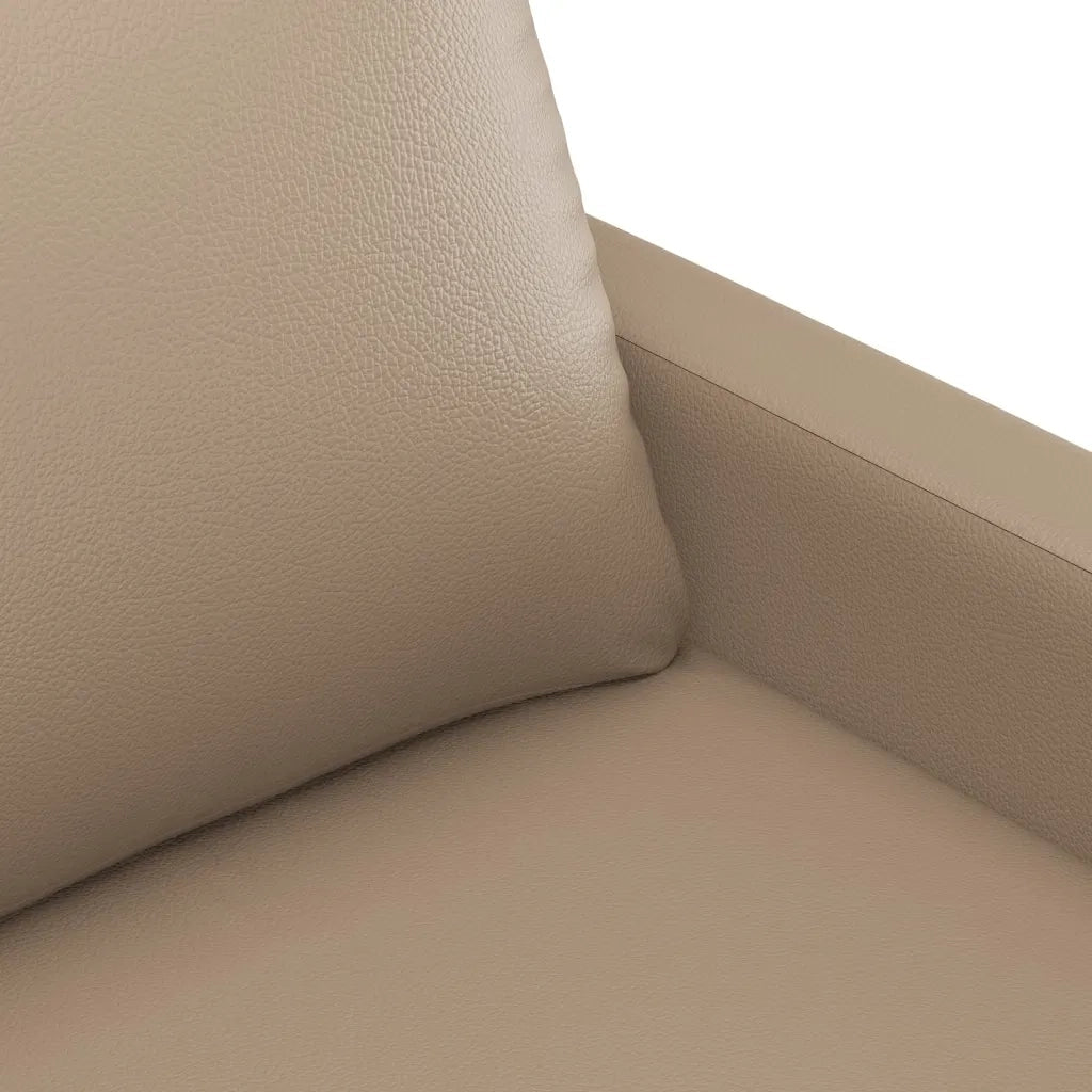 Divano a 2 Posti Cappuccino 140 cm in Similpelle 359141