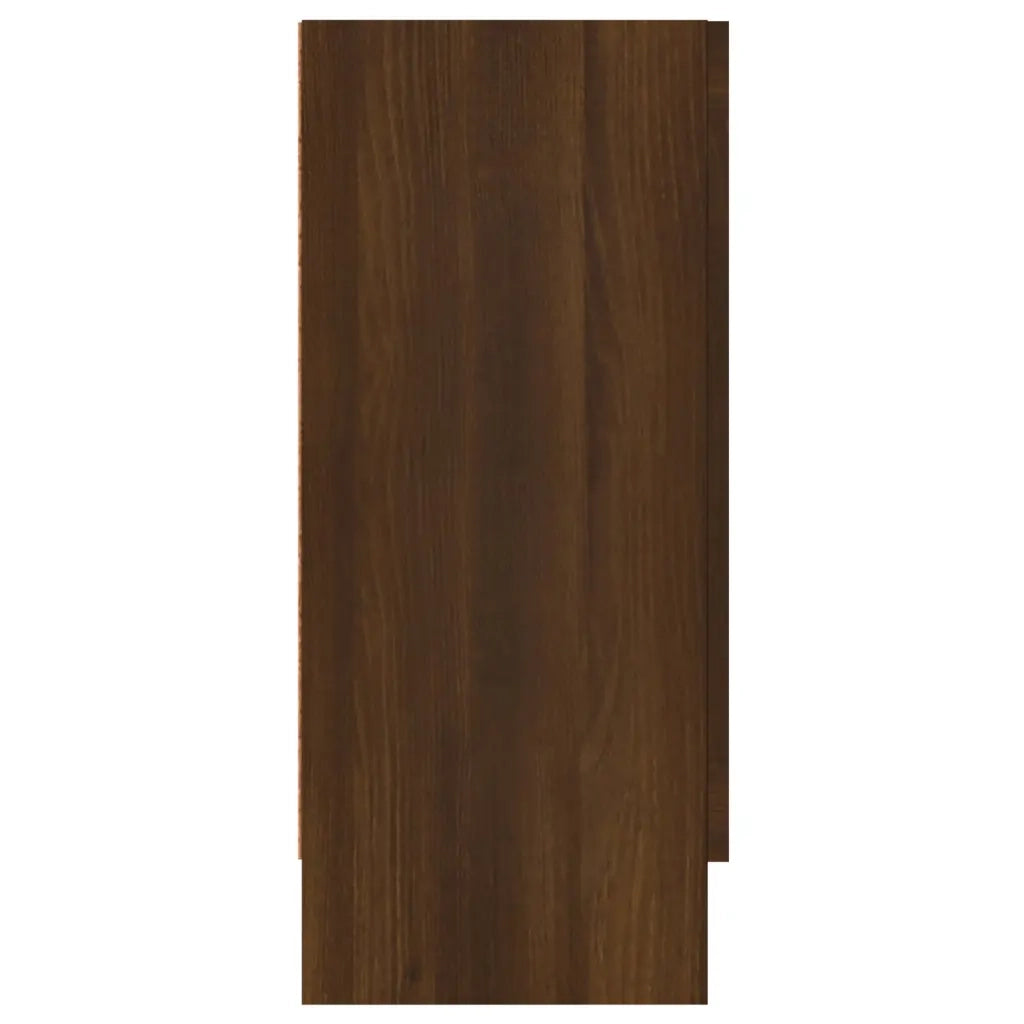Credenza Rovere Marrone 120x30,5x70 cm in Legno Multistrato 815626