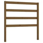 Testiera | Testata per Letto Ambra 95x4x100 cm in Legno Massello di Pino