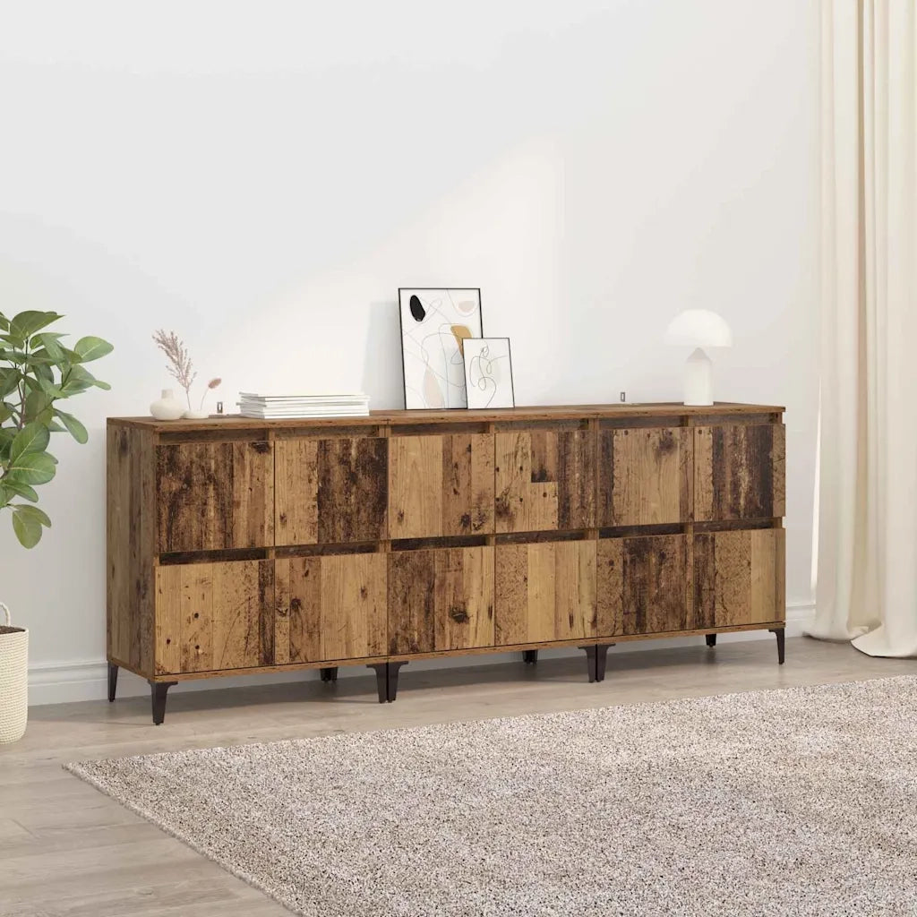 Credenza | Sideboards 3 pcs Legno vecchio 60 x 35 x 70 cm