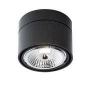 Spot soffitto tondo nero orientabile Ø14 GU10 Shilo
