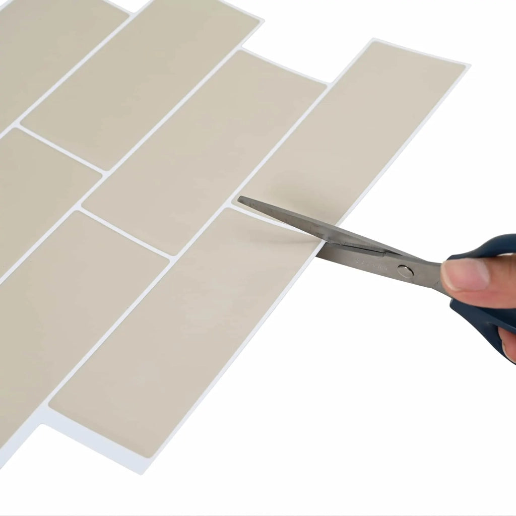 Piastrella subway 50 pcs Beige 29 x 21 cm Poliuretano e PET 42046155