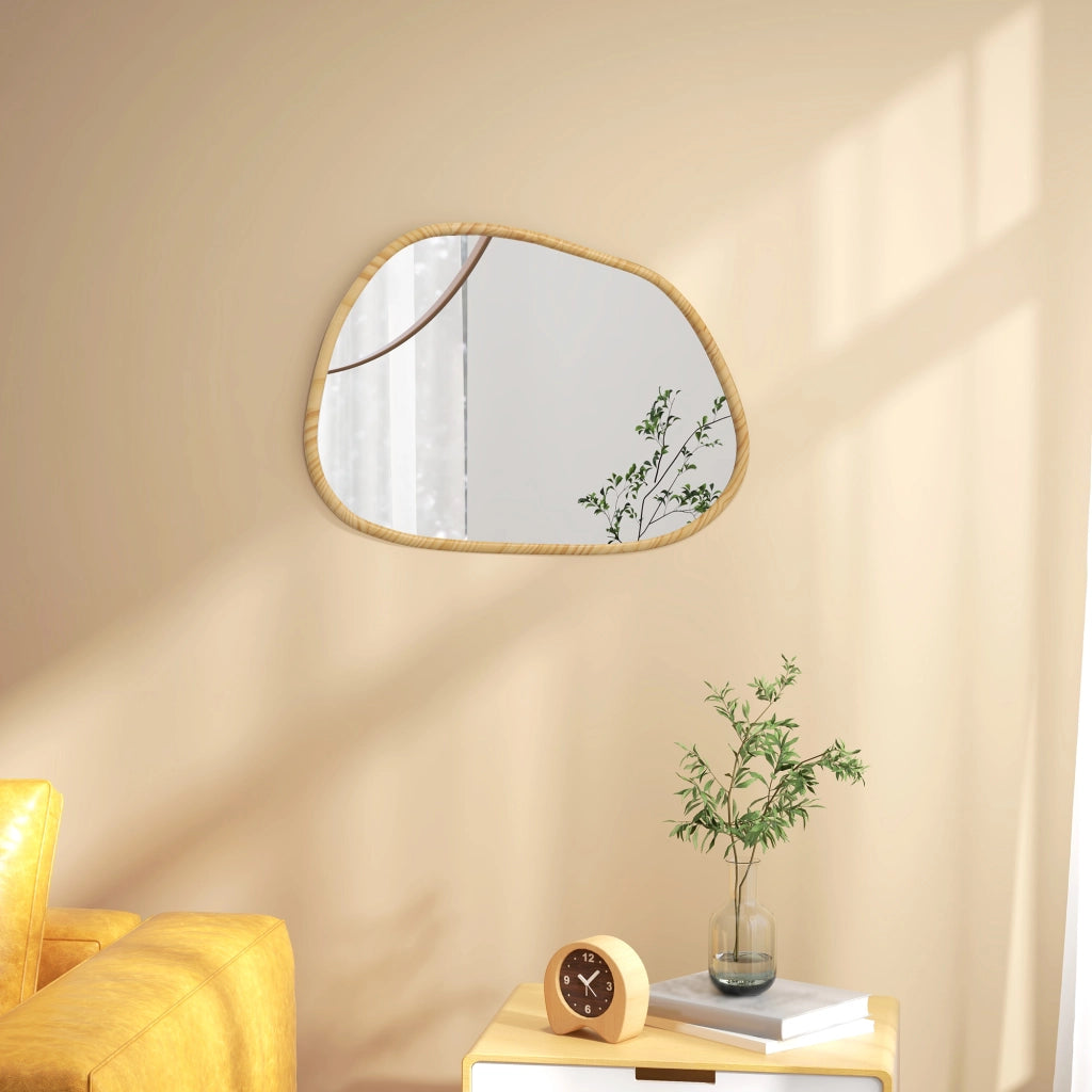 Specchio ¨C zephmum ¨C Legno Naturale 80x60x2,1