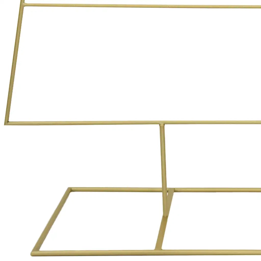 Albero di Natale in metallo con supporto Oro 211 cm 42019168