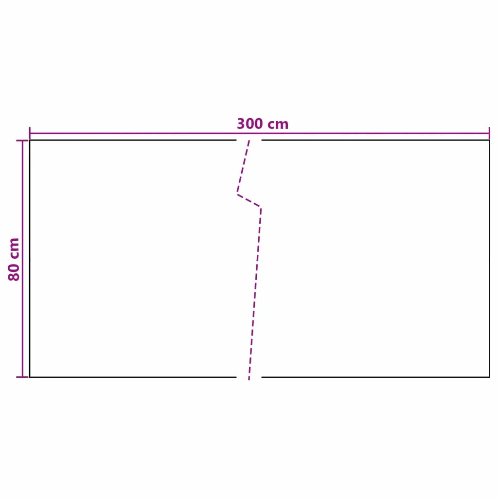 Schermo da balcone | Paravento da Balcone Grigio Scuro 300 x 80 cm polyrattan