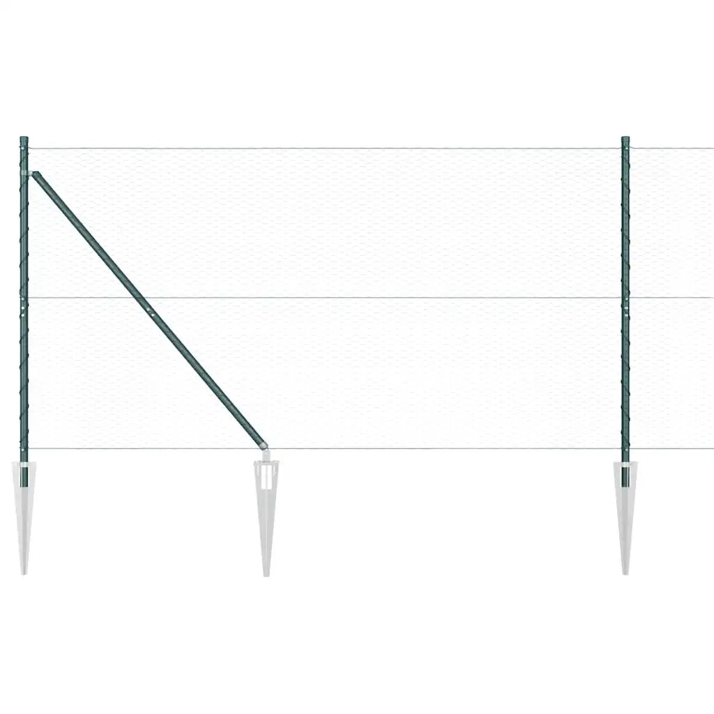 Palo della recinzione Verde 50 x 1,2 m (25 mm rete)