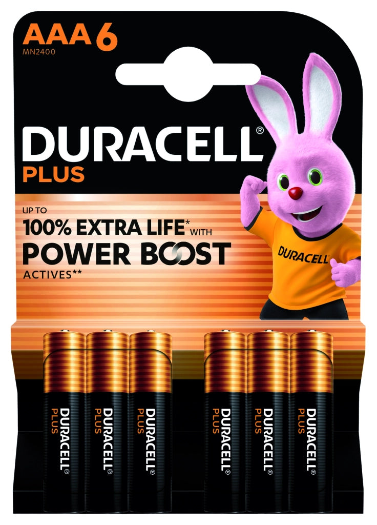 Pila Alcalina Serie Plus Power Boost 6 Pezzi. Ministilo 1 5 V Duracell