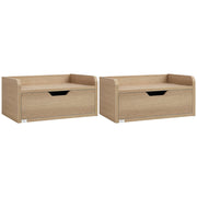 Comodino a muro ¨C zephmum ¨C 40x30x19,5 cm
