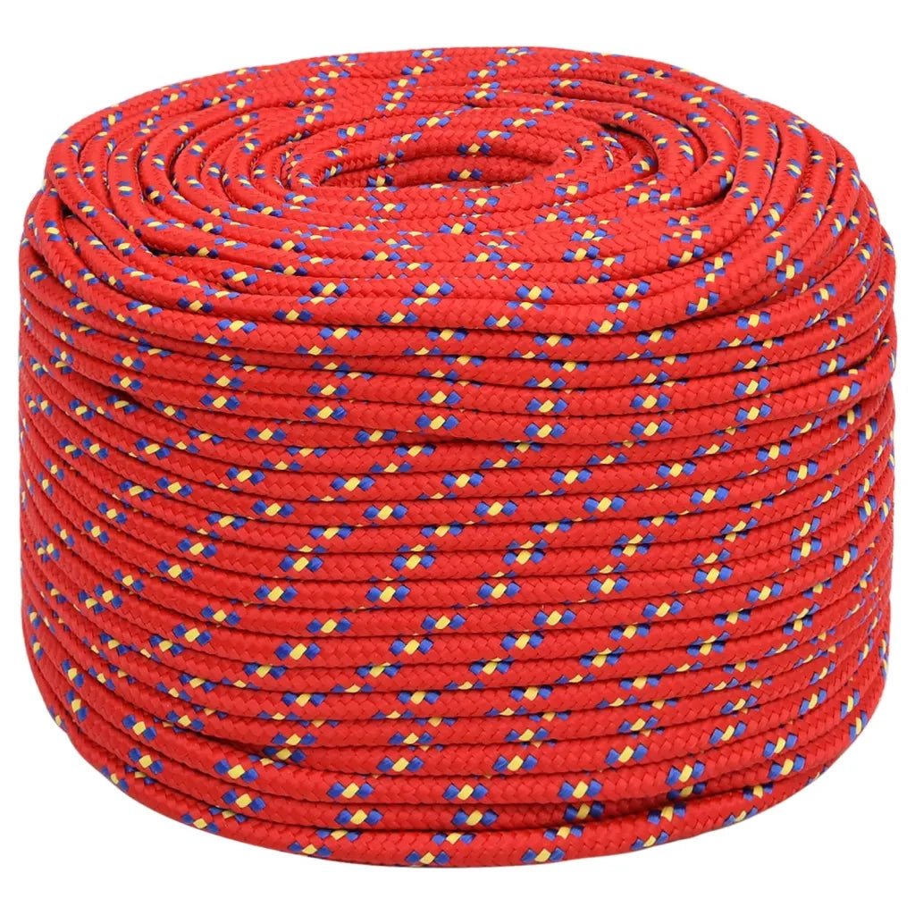 Corda | Fune per barca Rossa 8 mm 250 m in Polipropilene