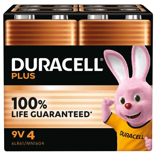 1x2 Duracell Plus 9V-Block MN1640 6LR61