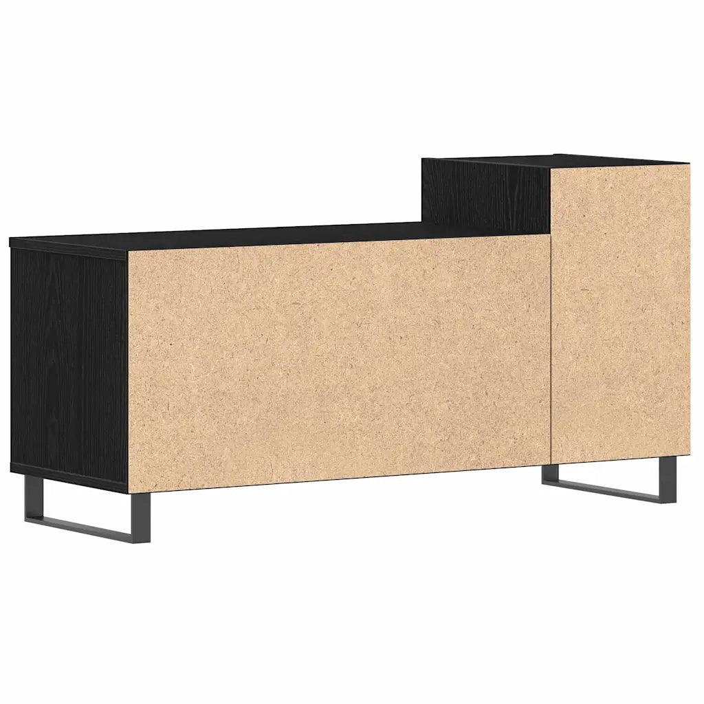 Set mobile TV Rovere Nero 100 x 35 x 55 cm Legno multistrato 862970