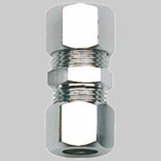 RACCORDO DOPPIO OTTONE CROMATO  3/8  10x3/8  10     ZAGI RUBINETTERIE