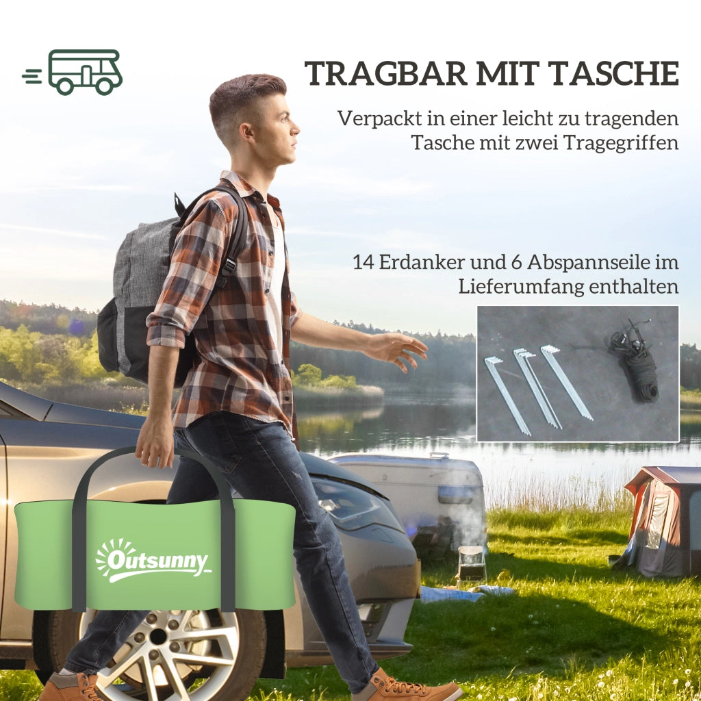 Tenda da campeggio 3-4 persone impermeabile ¨C Minimal ¨C Verde scuro