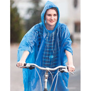 Trade Shop - 2 X Poncho Impermeabile Mantello Universale Con Cappuccio Mantella Pioggia Vento -