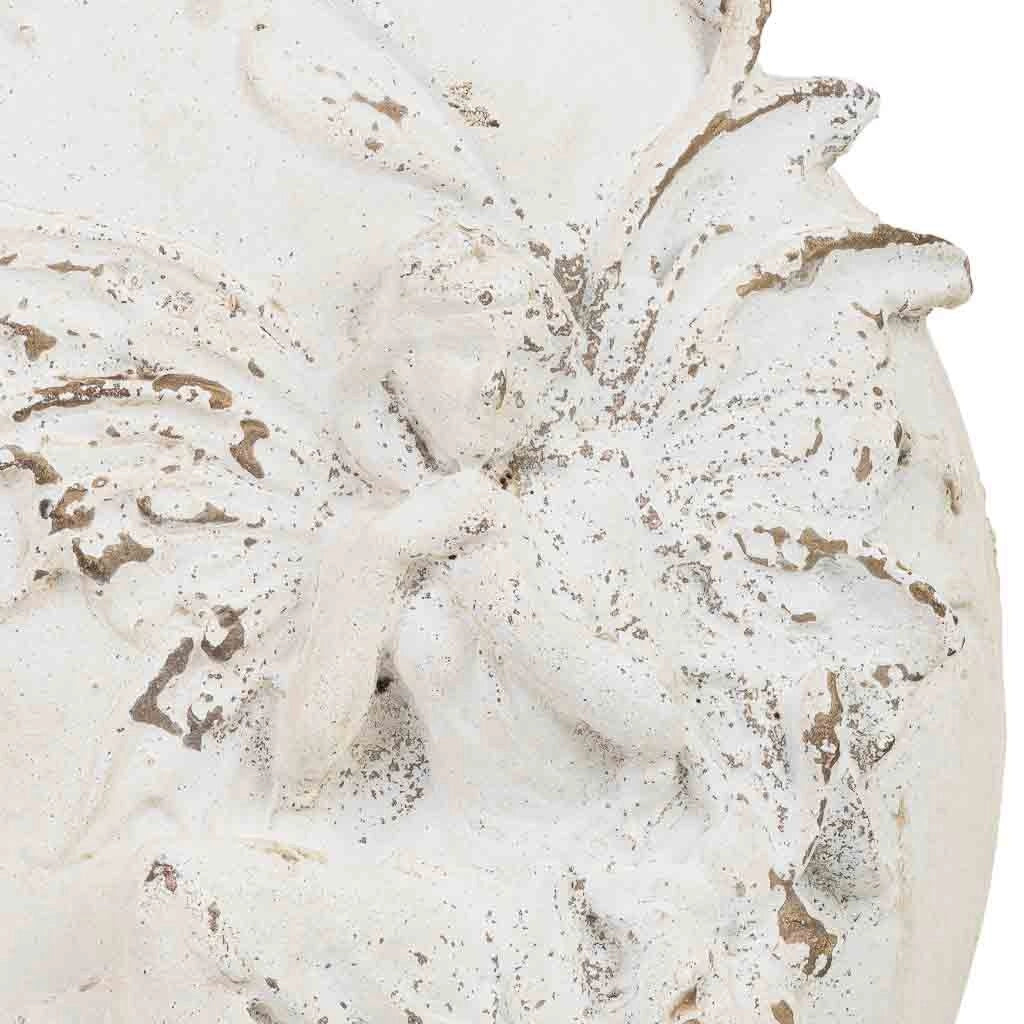 Vaso in magnesio bianco, 34x16x37 cm (altezza)