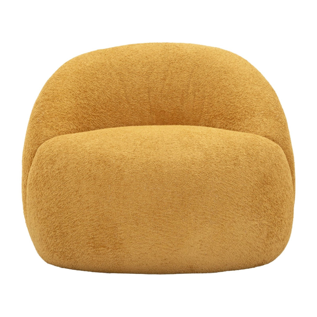 Poltrona VKH1063, Giallo, Spugna, 81x78x64 cm
