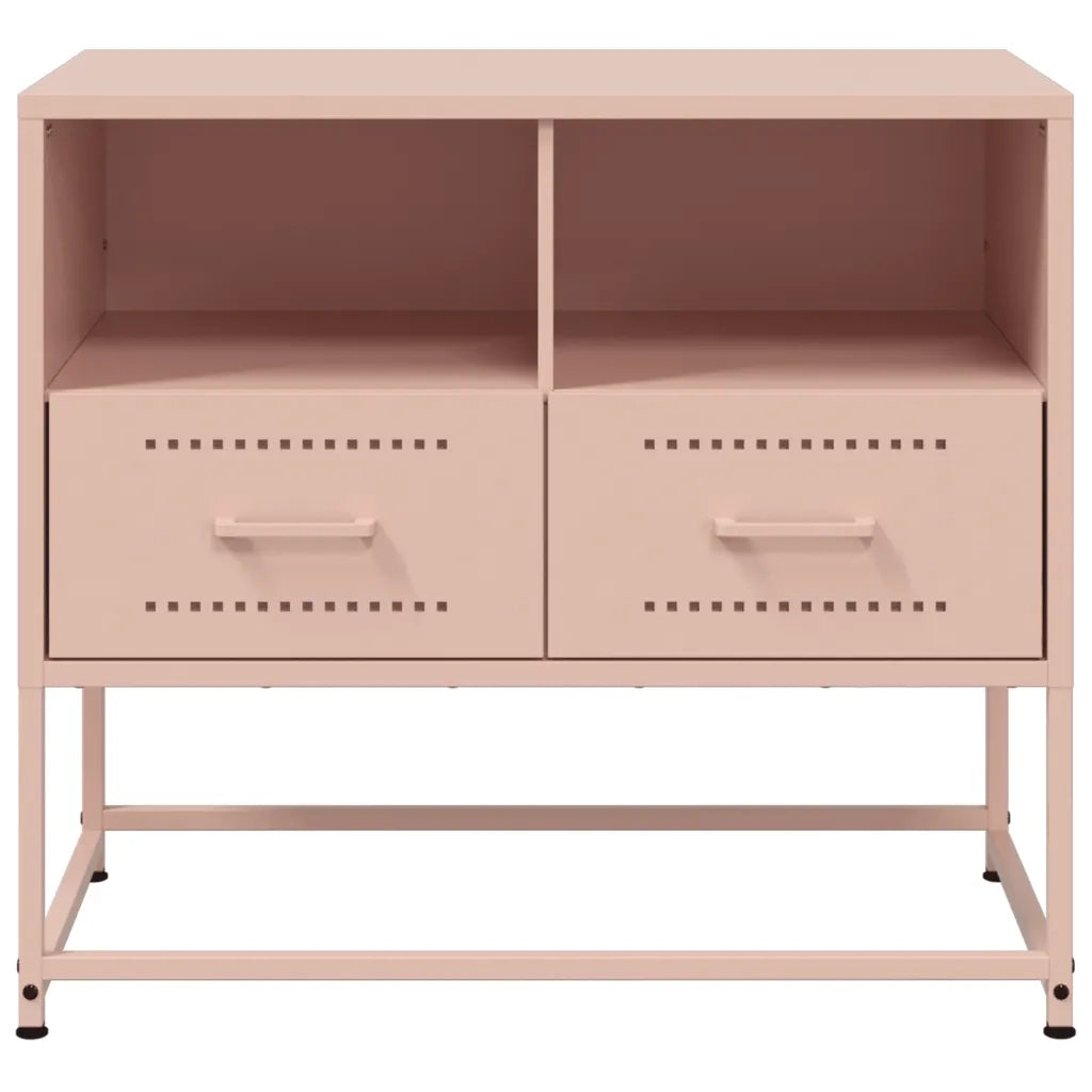 Mobile TV Rosa 68x39x60,5 cm in Acciaio 846549