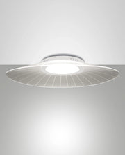 Vela Plafoniera LED Integrato 40W 5400lm 3000K Warm White Struttura in Metallo e Metacrilato Bianco 78x55cm Design Moderno ed Elegante Classe 1