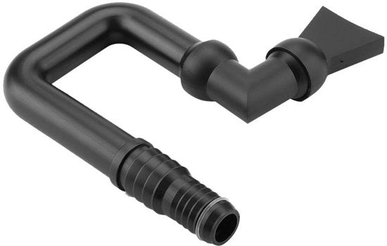 Spout per acquario in plastica nera - Rotazione - Sfiato d'acqua - Materiale duraturo - Spout per acquario