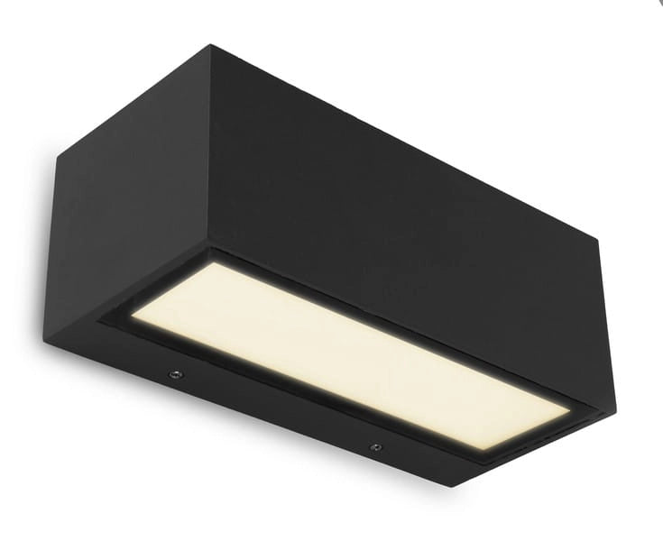 Applique esterno LED 20W Gemini nero Lutec 5189112012