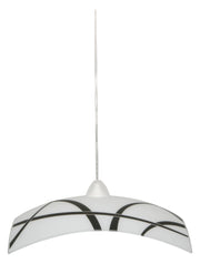 CLIO LAMPADA SOSPENSIONE DA SOFFITTO E27 1 LUCE 40X40 NERA
