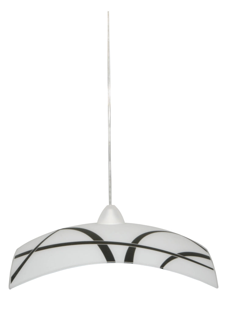 CLIO LAMPADA SOSPENSIONE DA SOFFITTO E27 1 LUCE 40X40 NERA