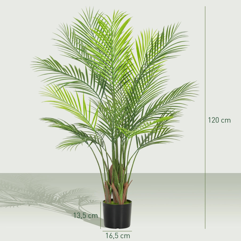 Palma artificiale ¨C Minimal ¨C verde, 120 cm, vaso in plastica