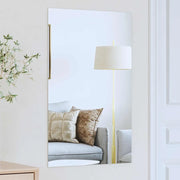 Specchio da parete Rettangolare 50 x 80 cm vetro temperato 42023027