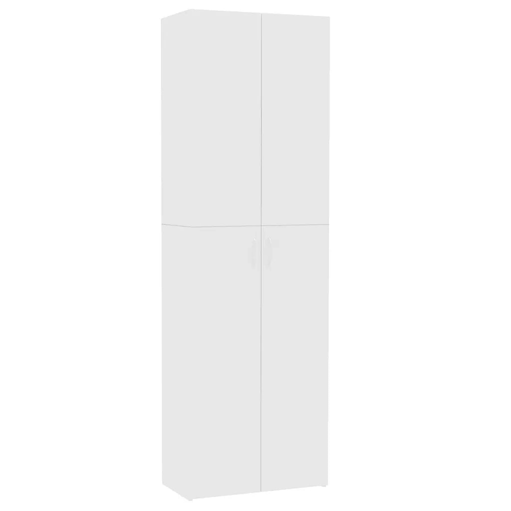 Armadio per Ufficio Bianco 60x32x190 cm in Legno Multistrato 800297