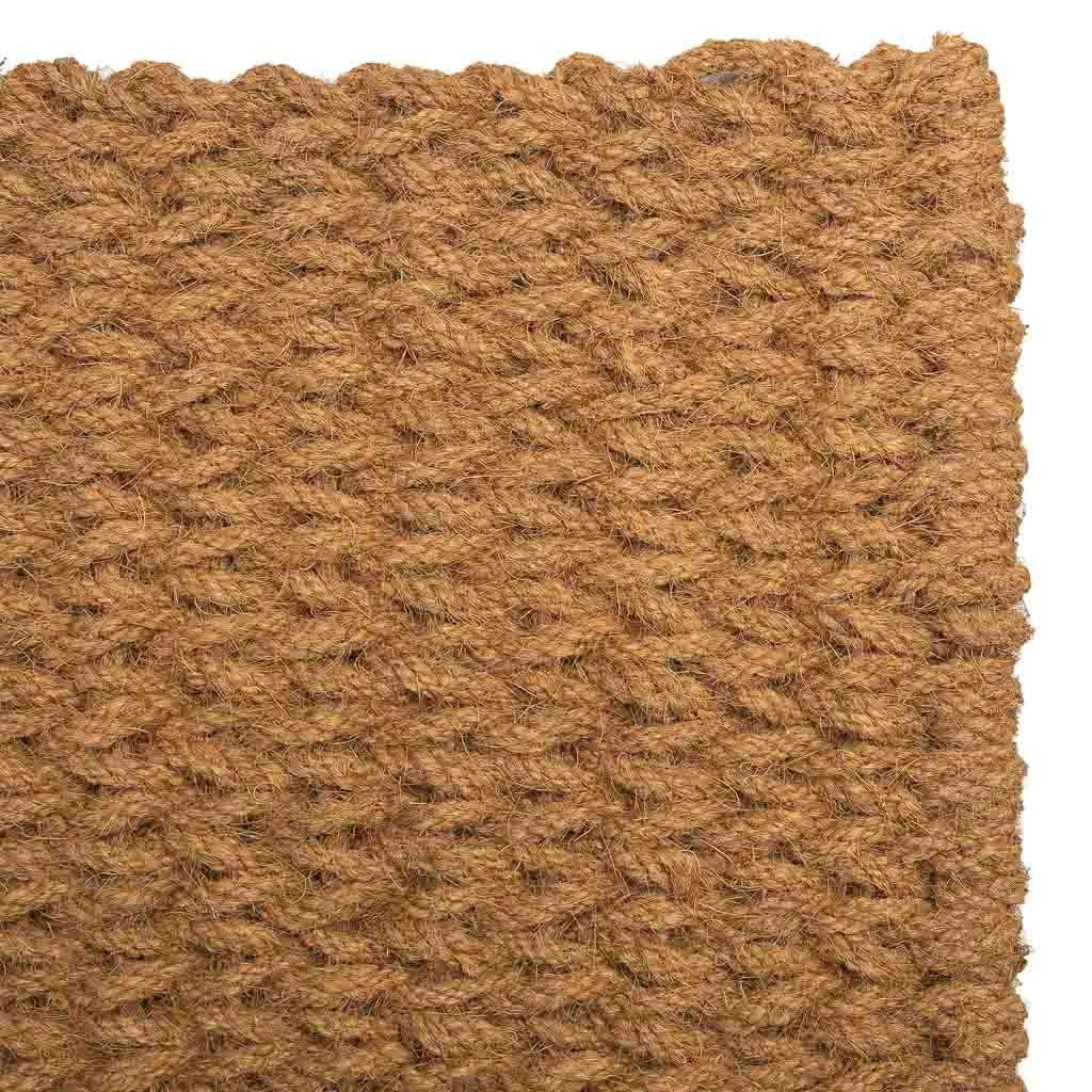 Zerbino corda di cocco marrone 90x60x3